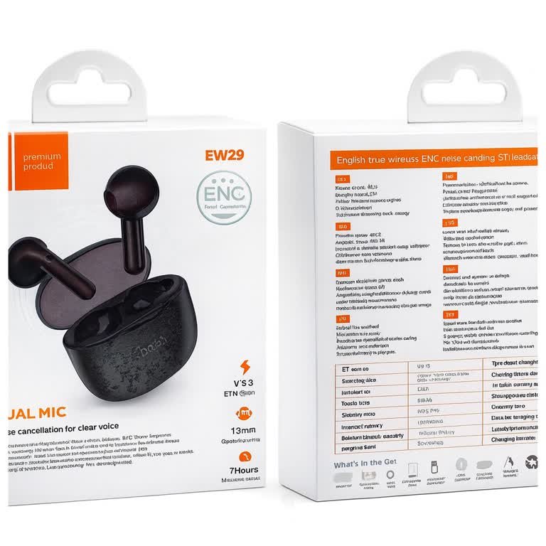 Hoco KITMAN BLUETOOT EW29 ENC DOUBLE MICROFONE - الصورة 2