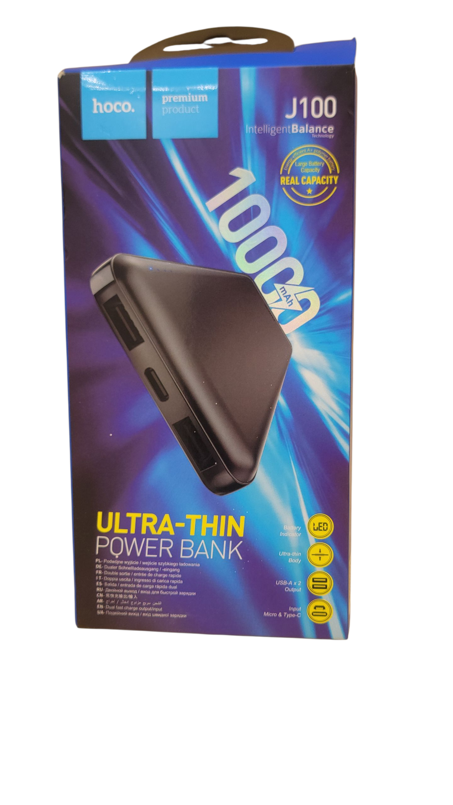 POWER BANK HOCO J100 10 000MAH