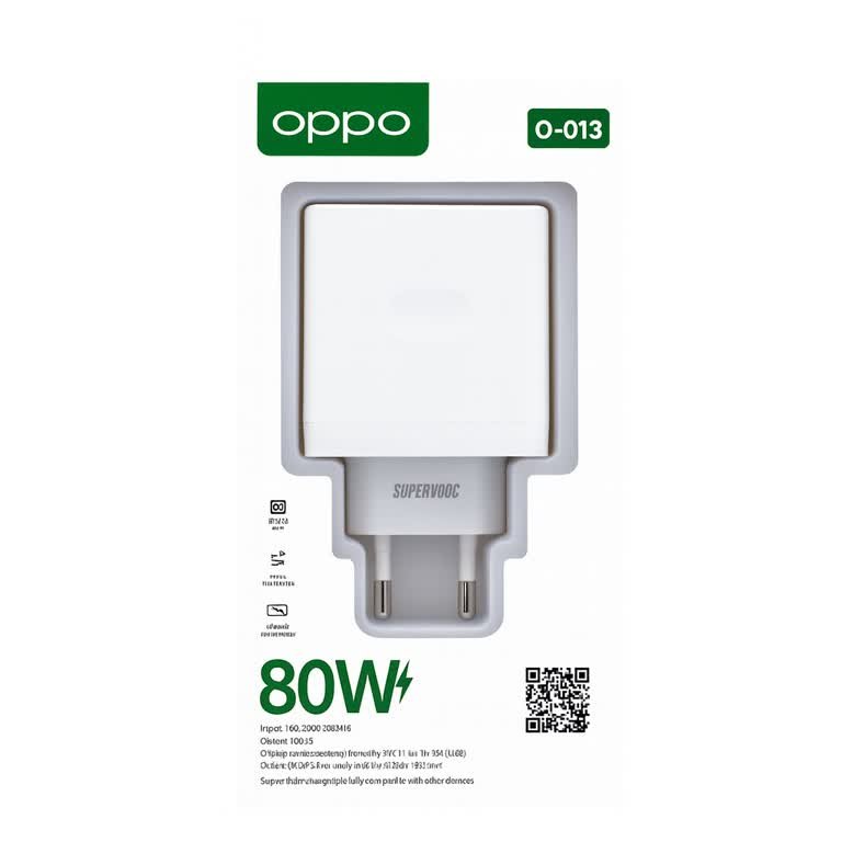 CHARGEURE OPPO SUPER FAST CHARGGING 80w