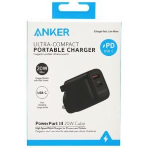 Boite chargeurs anker usb_c charge faste 20w