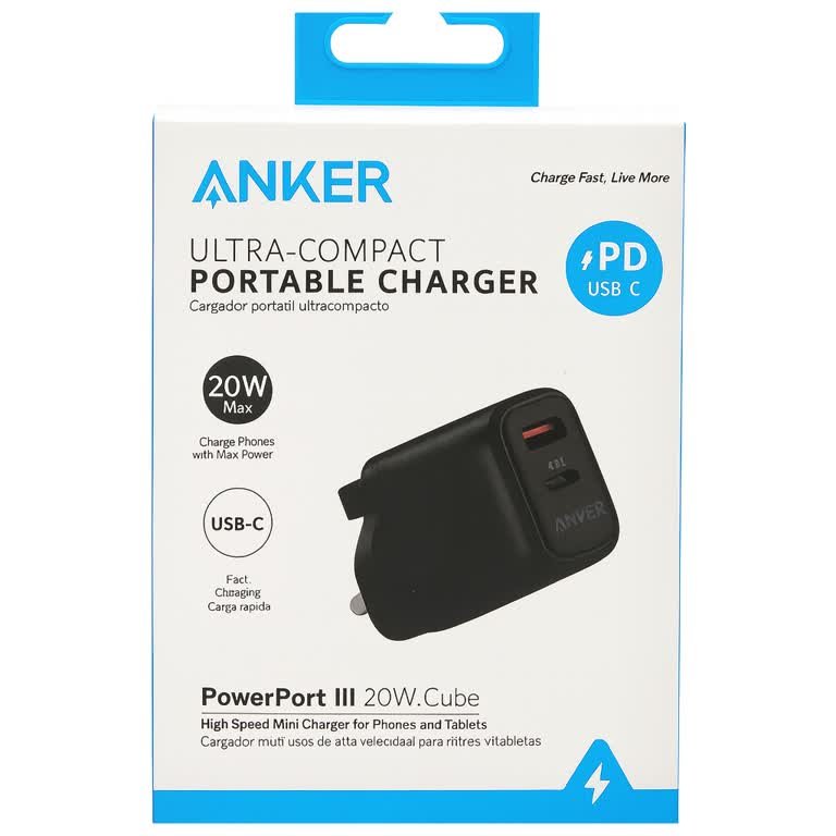 Boite chargeurs anker usb_c charge faste 20w