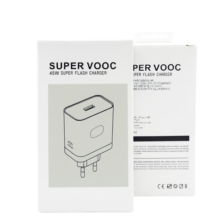 Chargeurs super vooc 45w super flash charger