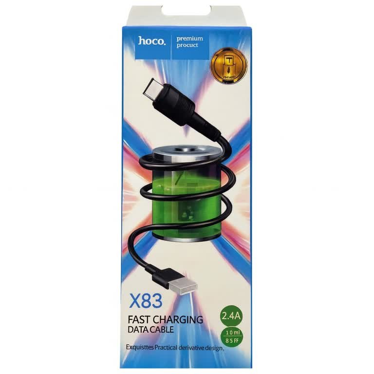Hoco X83 Type-C Fast Charging Data Cable