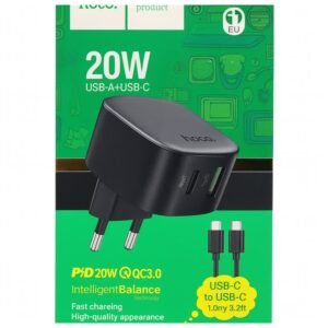 Chargeurs Hoco 20w USB A+USB C