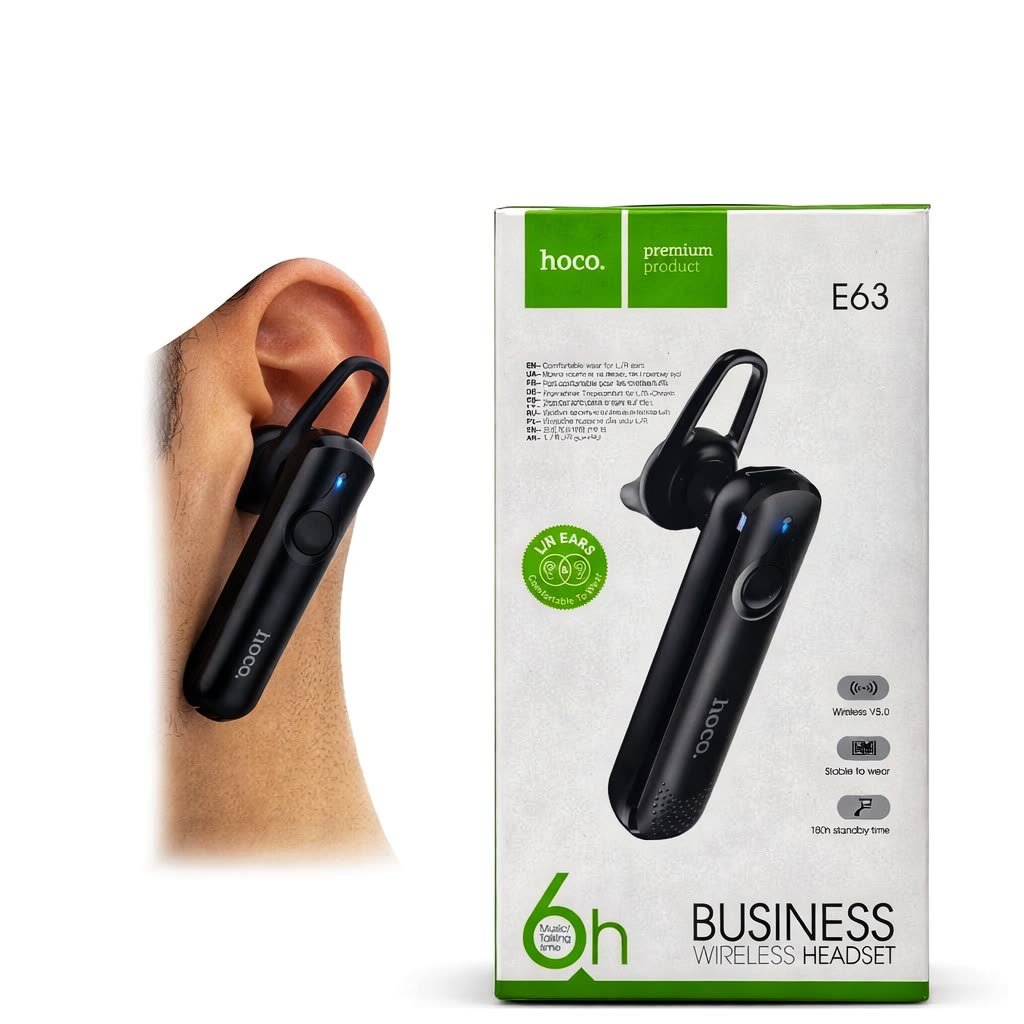 🎧📞 HOCO E63 – Oreillette Bluetooth Business
